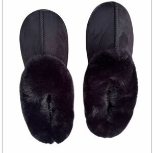 Cuddl Duds Microsuede Womens Memory Foam Clog Slippers Size 9-10